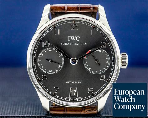 iwc iw500106|IWC Portuguese Automatic 18kt White Gold Men's Watch IW500106.